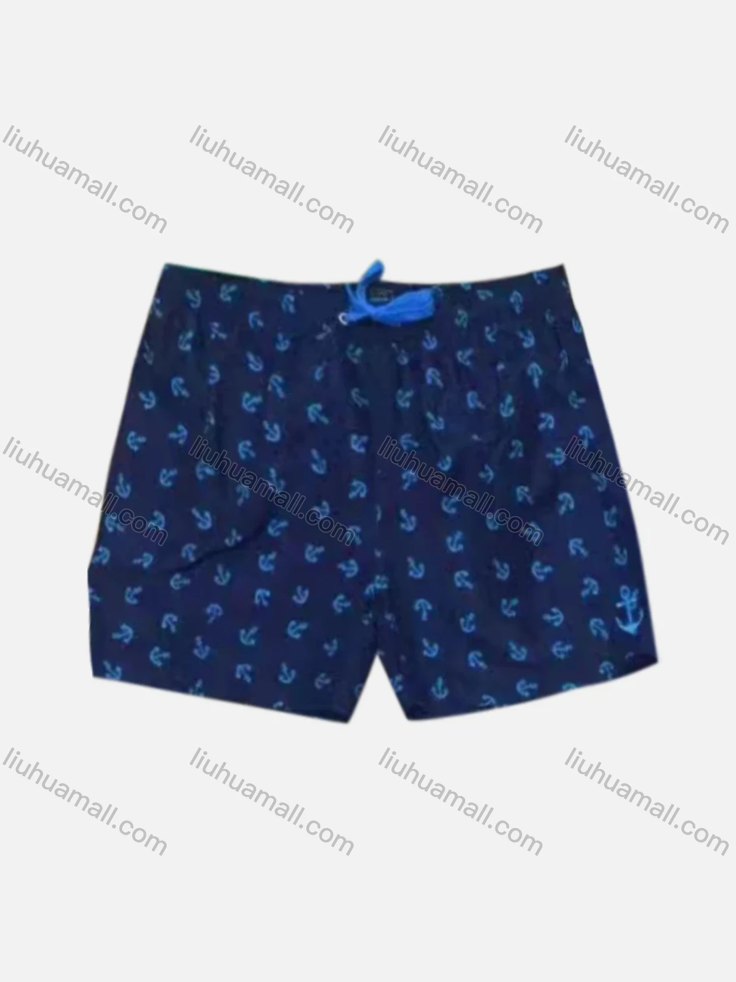 Wholesale Men's Vacation Allover Print Drawstring Beach Shorts 2801# - Liuhuamall