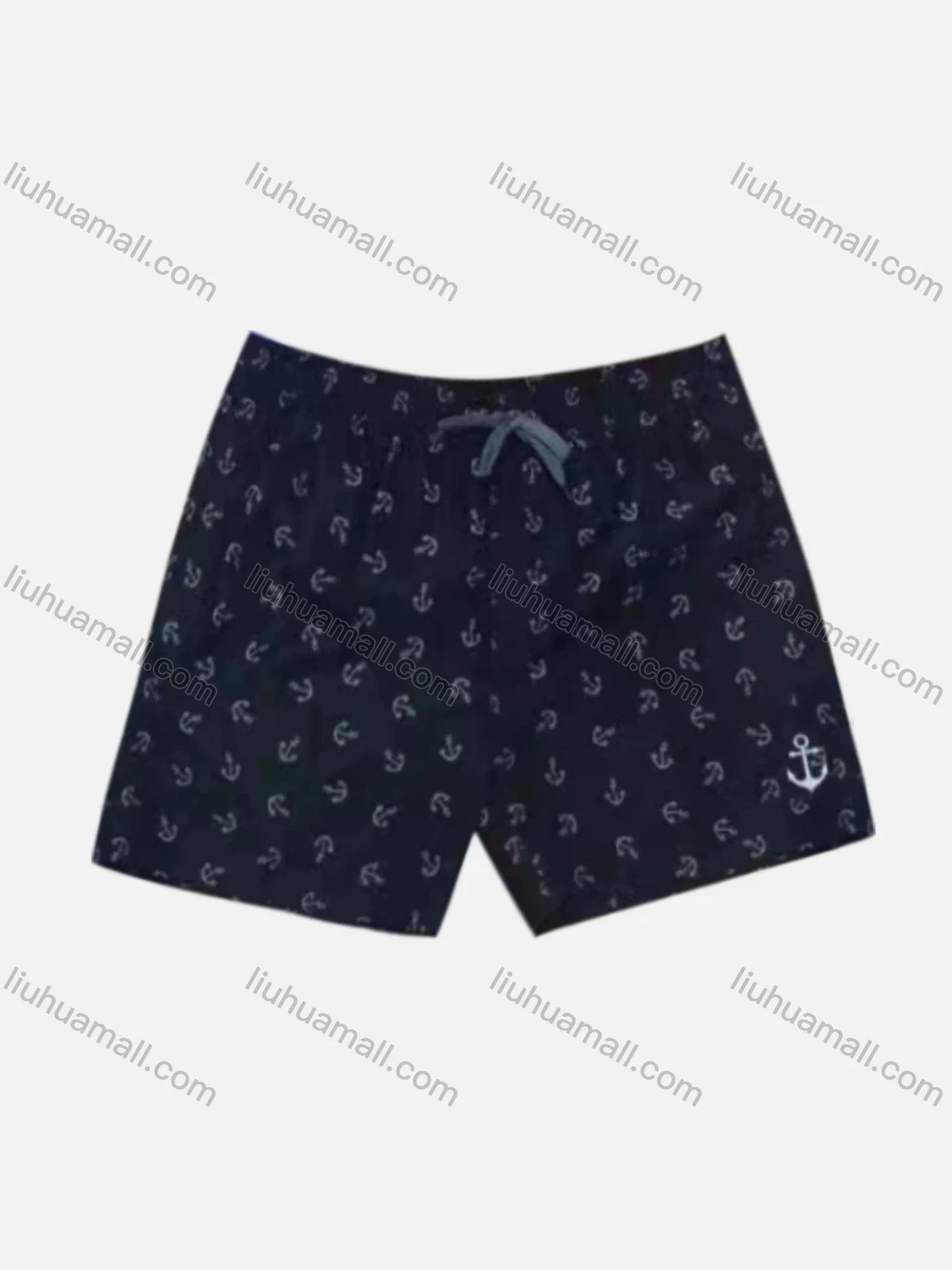 Wholesale Men's Vacation Allover Print Drawstring Beach Shorts 2801# - Liuhuamall