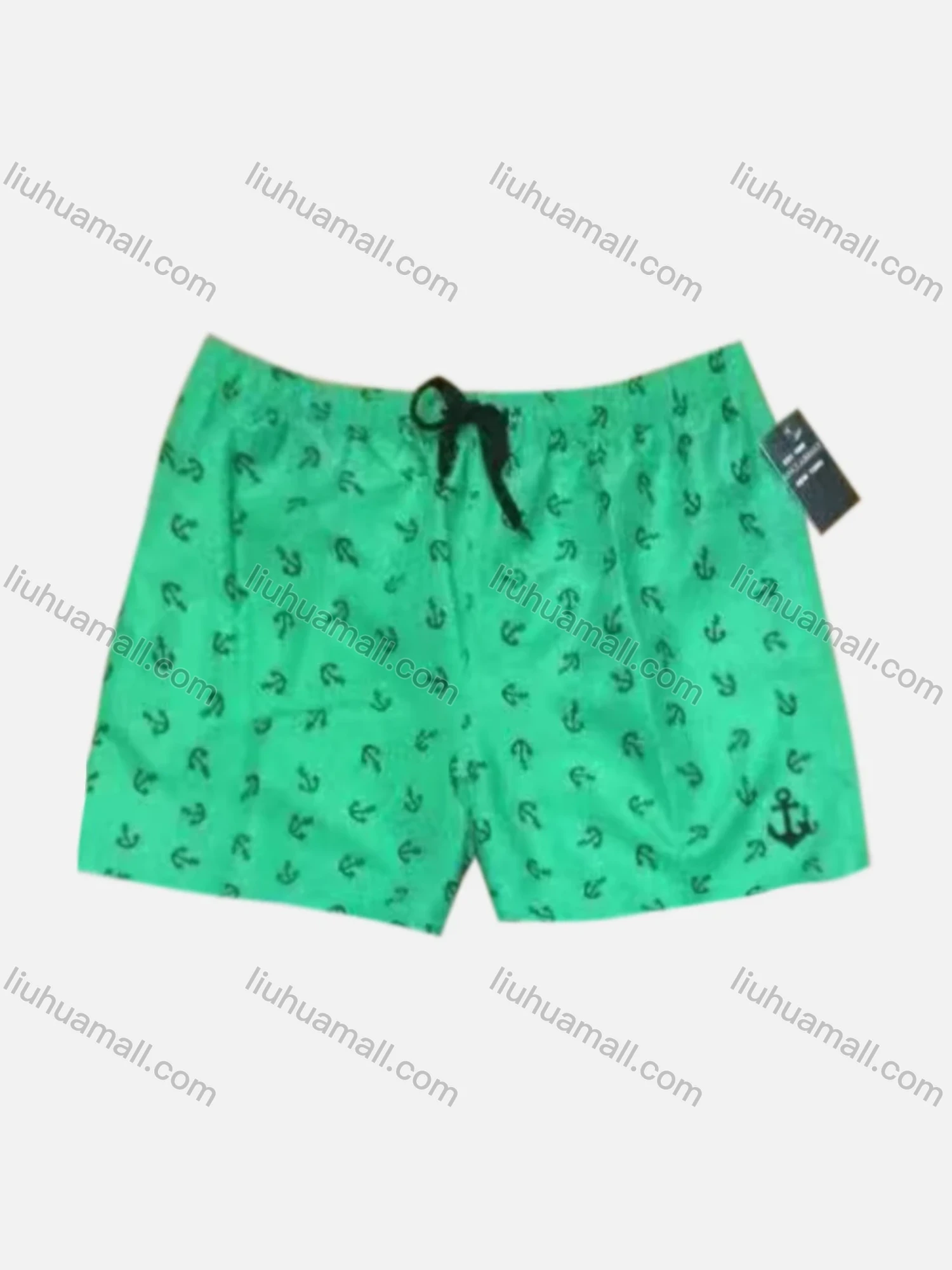 Wholesale Men's Vacation Allover Print Drawstring Beach Shorts 2801# - Liuhuamall