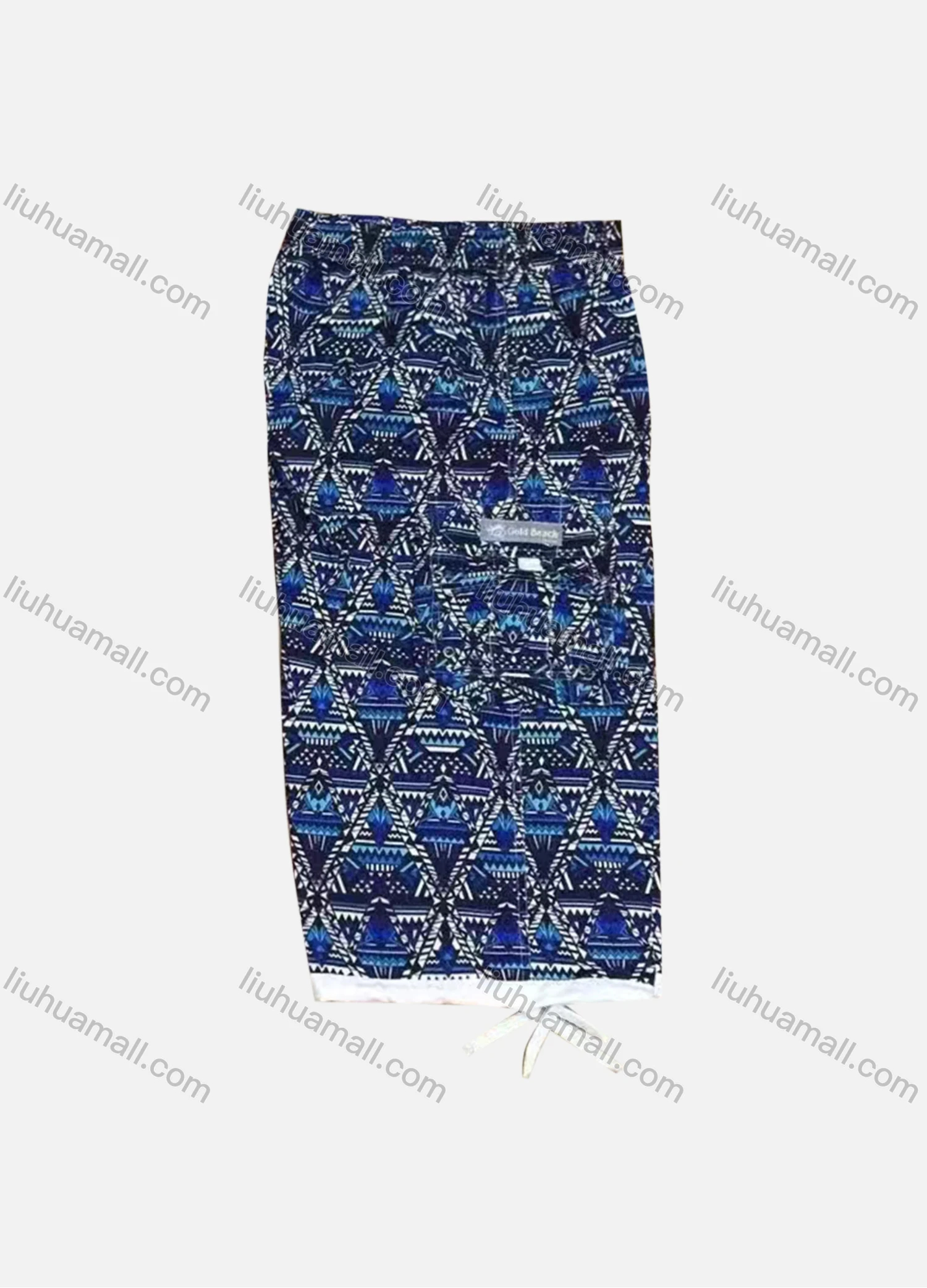 Wholesale Men's Vacation Allover Print Elastic Waist Beach Shorts 4080# - Liuhuamall