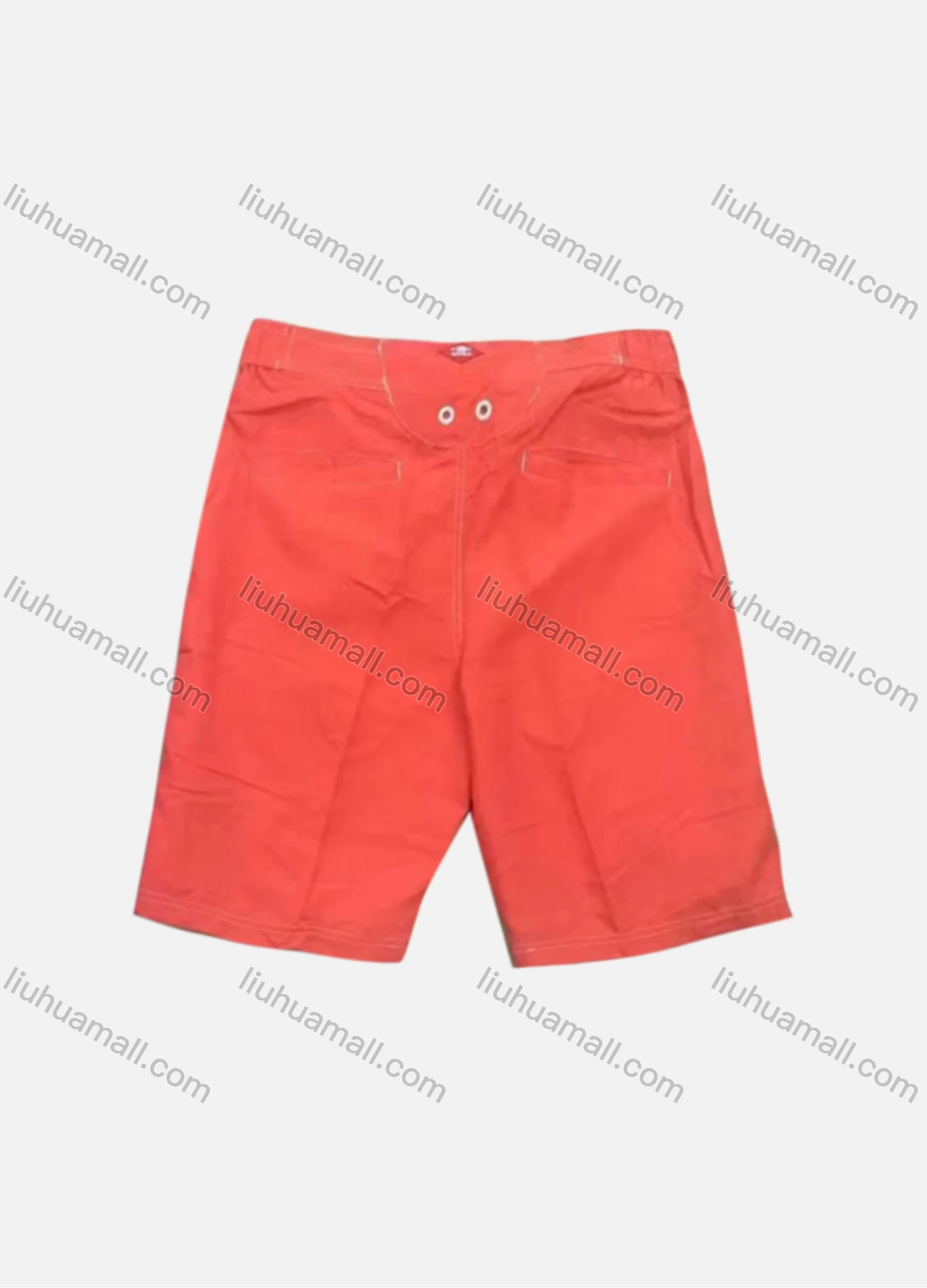 Wholesale Men's Casual Plain Drawstring Patch Pocket Shorts EK-304# - Liuhuamall