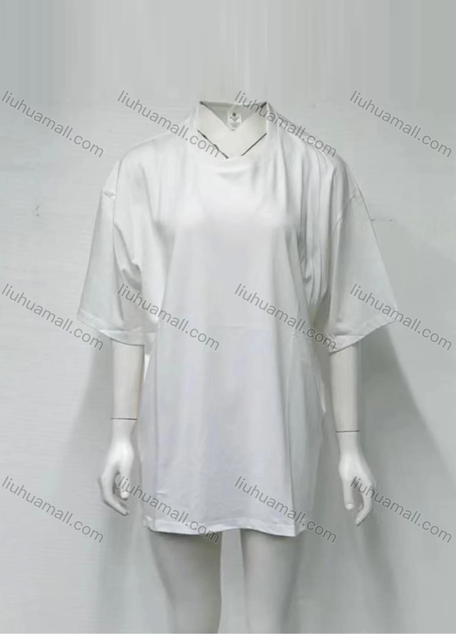 Wholesale Women's 100%Cotton Classic Round Neck Plain Short Sleeve Tee 08# - Liuhuamall