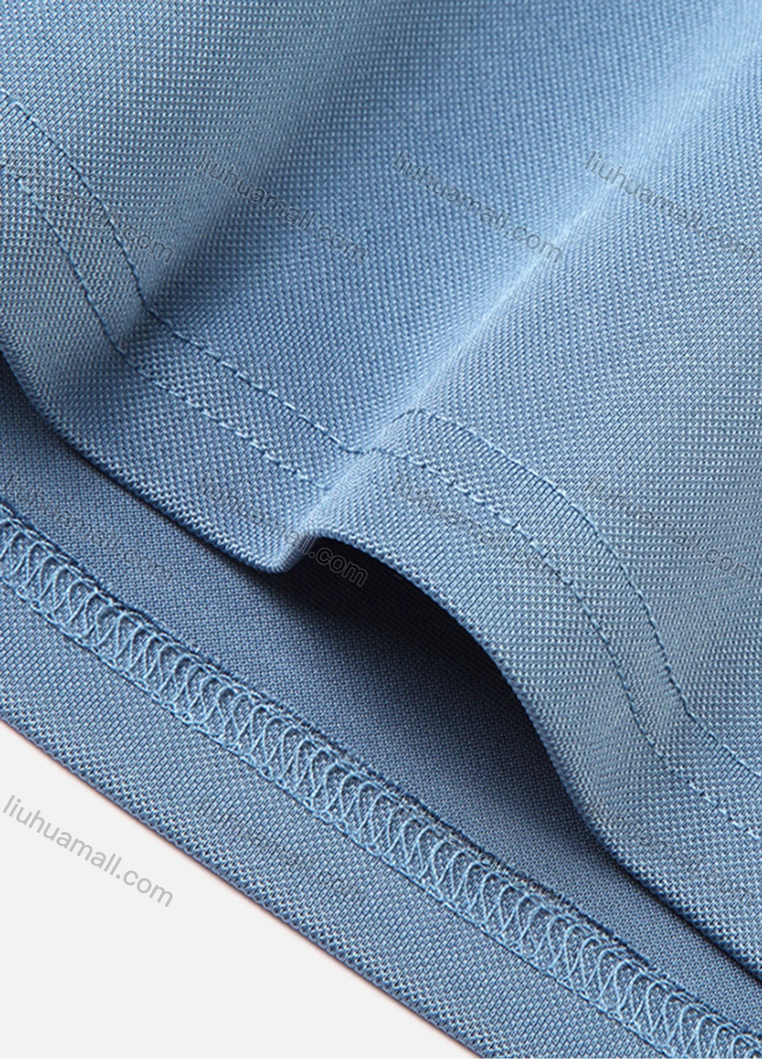 Wholesale Men's Casual Plain Mock Neck Quarter Zip Long Sleeve Henley Shirt 2211# - Liuhuamall