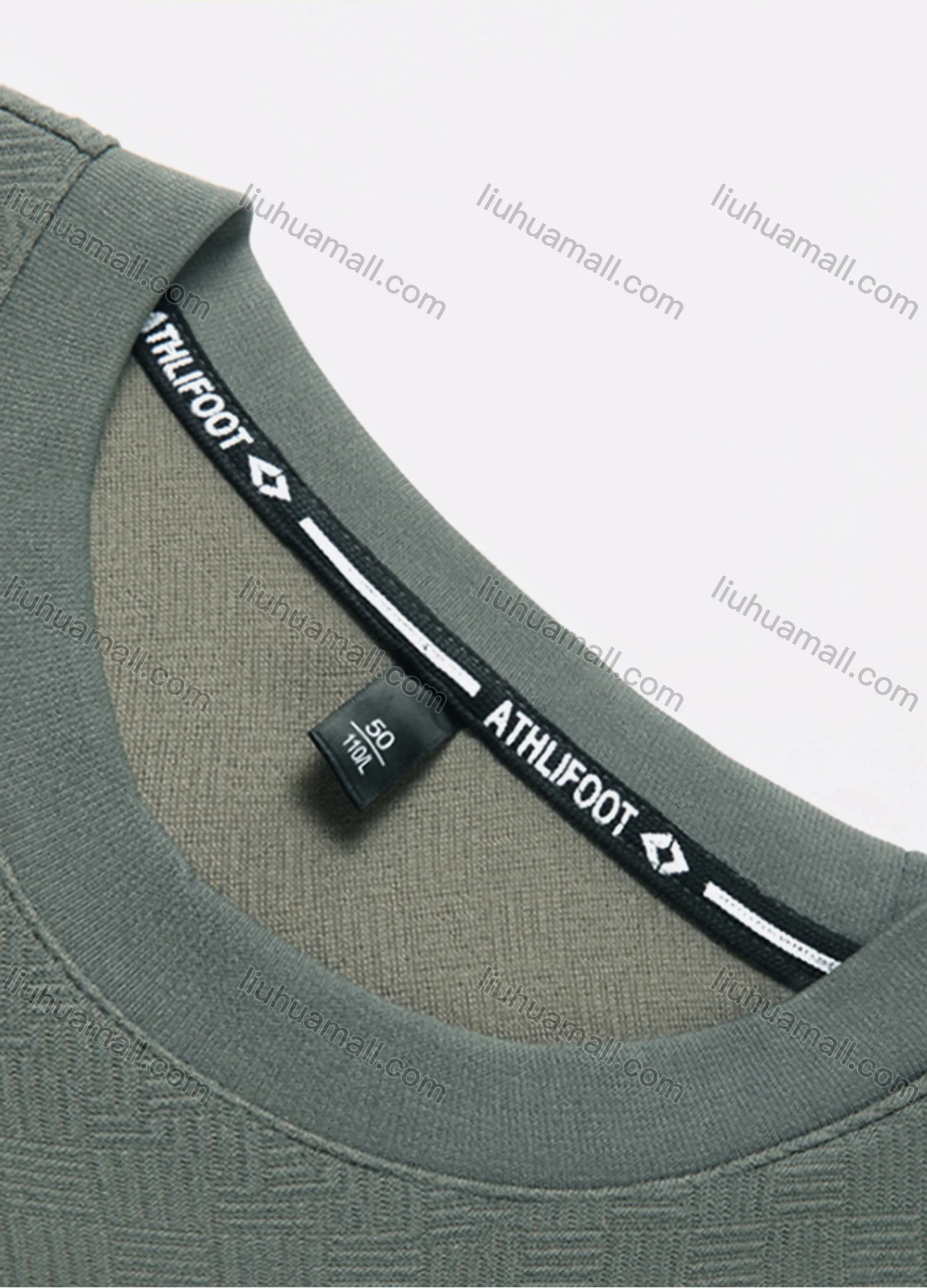 Wholesale Men's Casual Plain Basics Round Neck Long Sleeve Pullover Sweatshirt 2525# - Liuhuamall