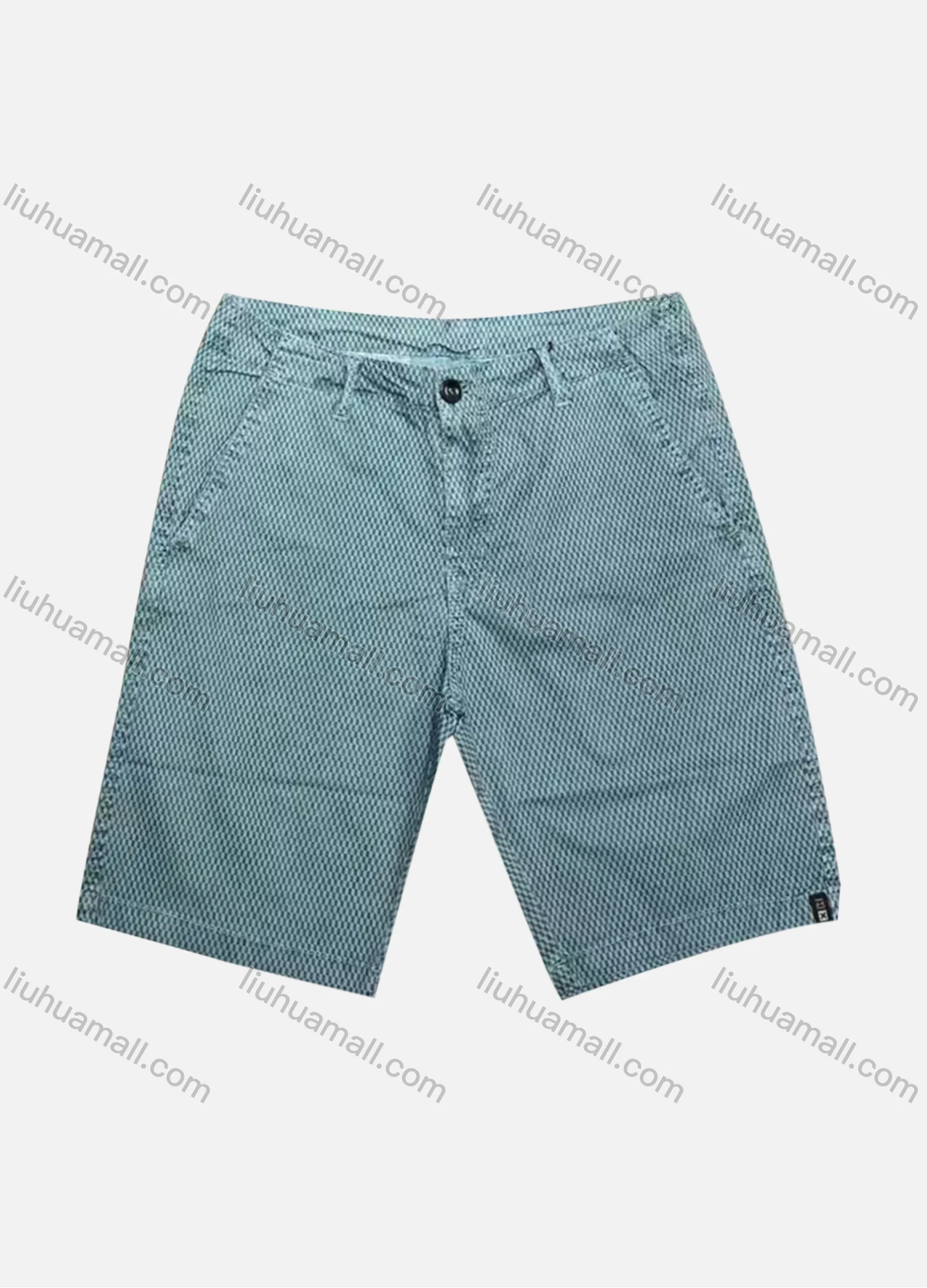 Wholesale Men's Casual Plain Patch Pocket Button Closure Shorts 16101# - Liuhuamall