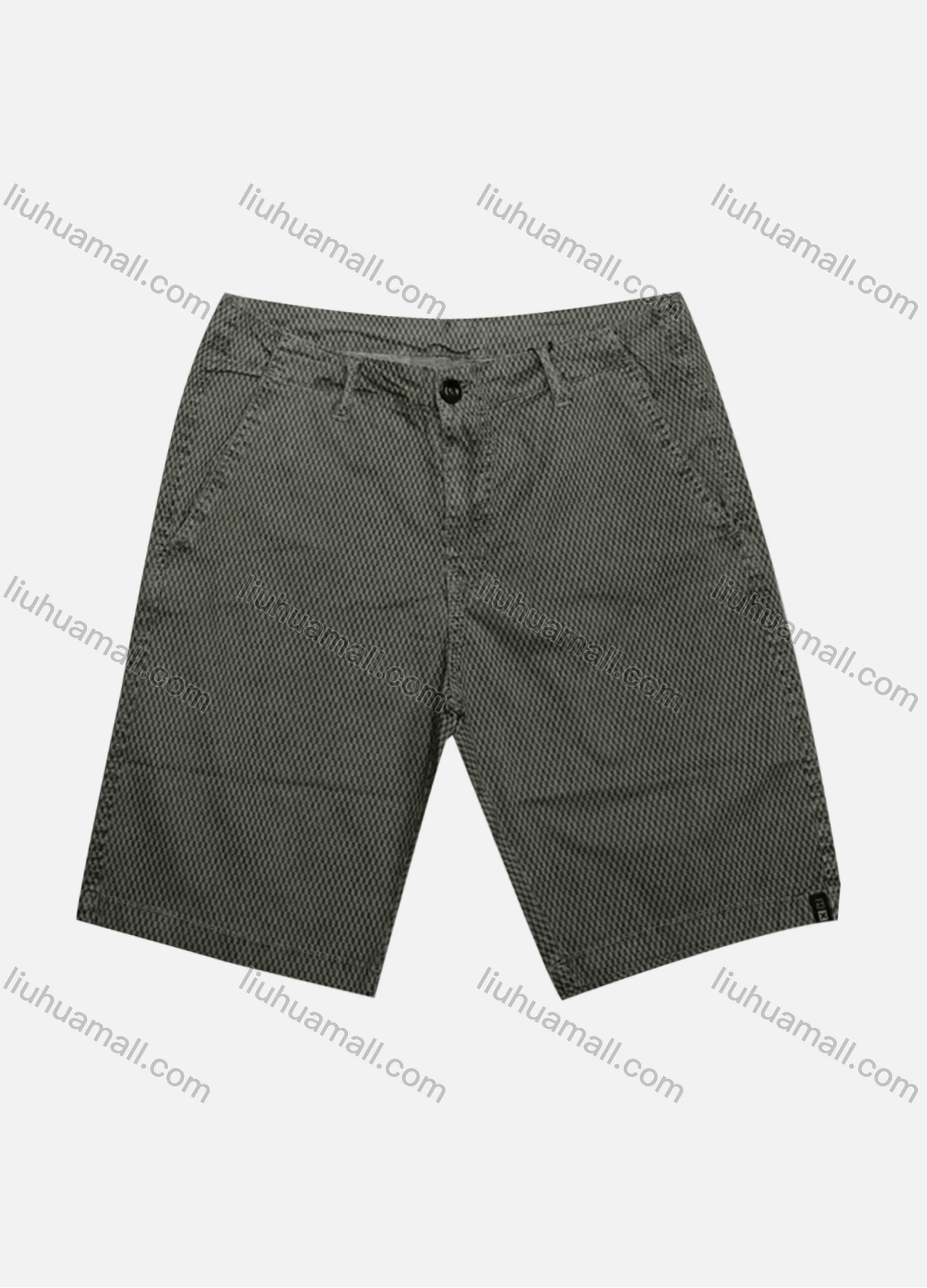 Wholesale Men's Casual Plain Patch Pocket Button Closure Shorts 16101# - Liuhuamall