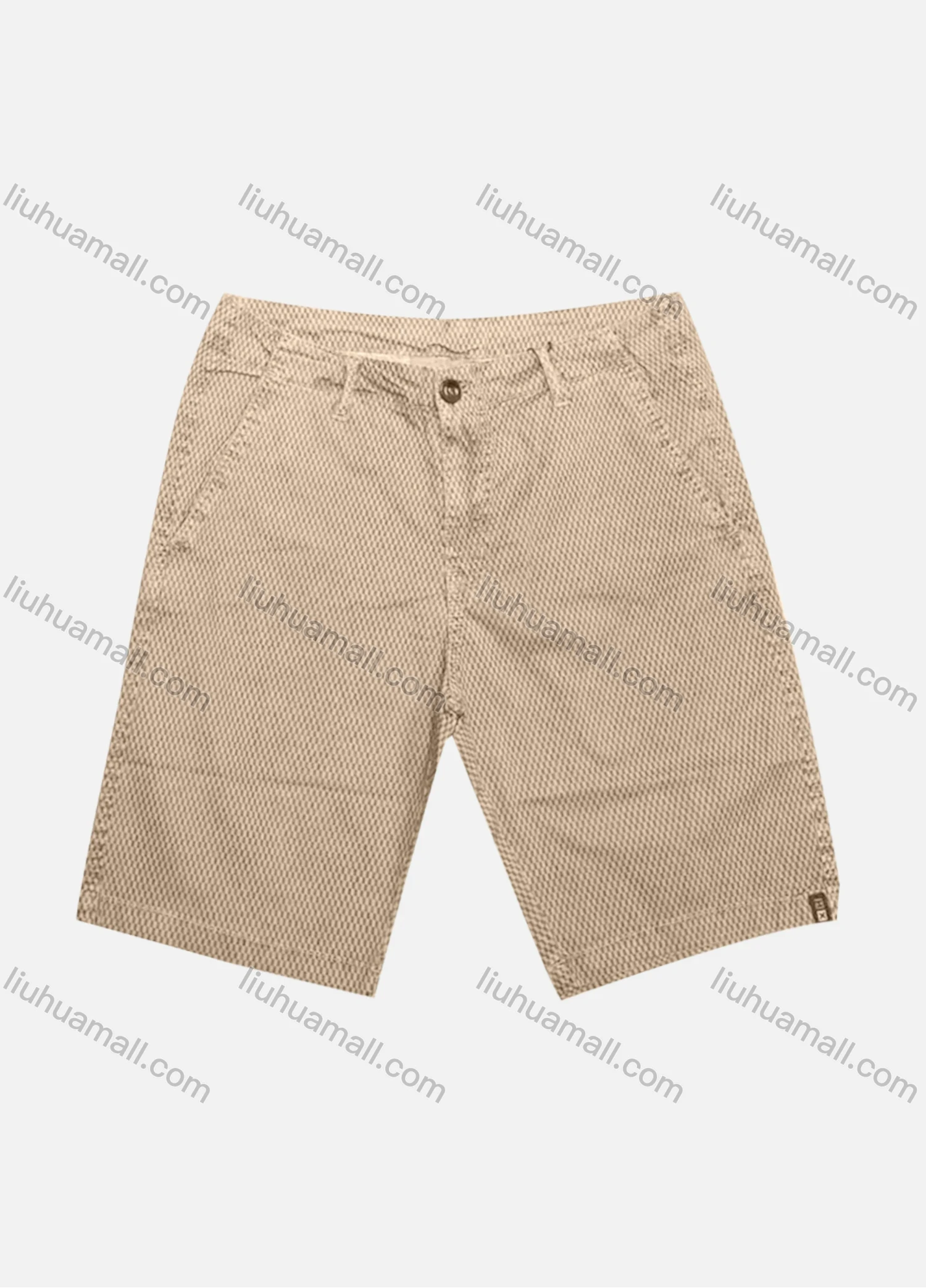 Wholesale Men's Casual Plain Patch Pocket Button Closure Shorts 16101# - Liuhuamall