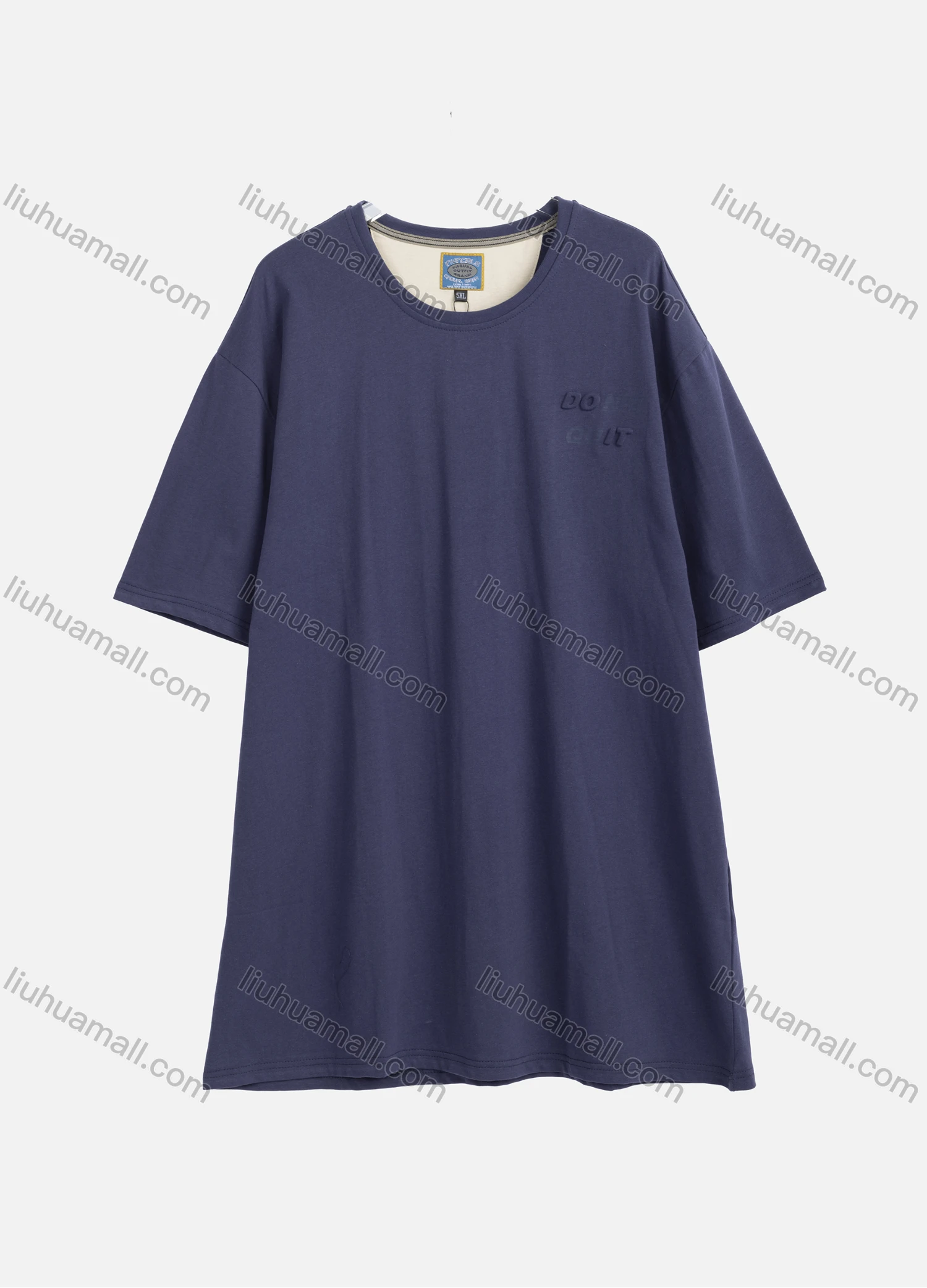 Wholesale Men's Casual Plain Drop Shoulder Short Sleeve T-Shirts & Plain Pockets Jeans 2-Piece Set E3TS4-OR1+E8LT-11# - Liuhuamall