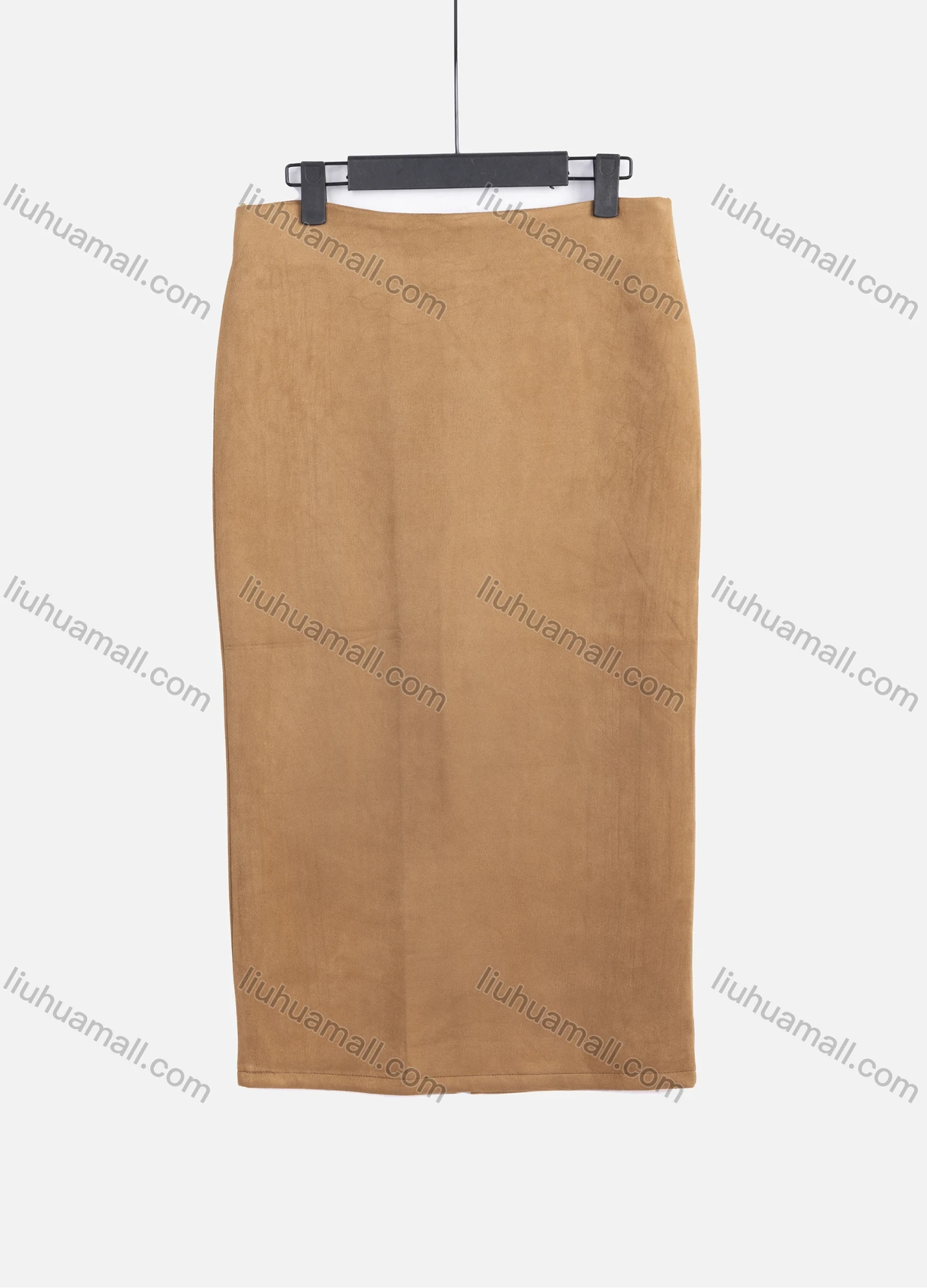 Wholesale Women's Elegant Plain Elastic Waist Knee Length Pencil Skirt 6685# - Liuhuamall