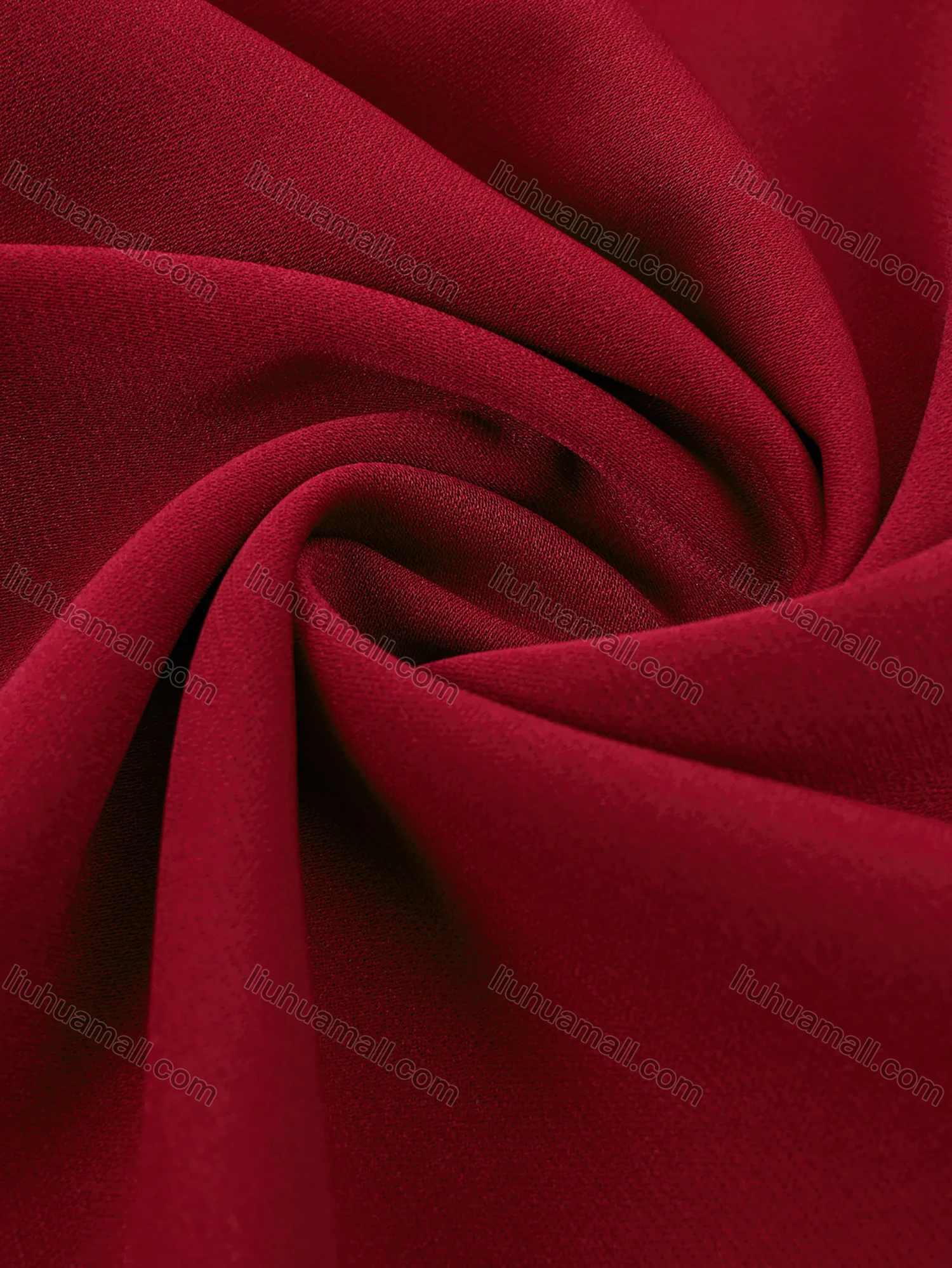 Wholesale Women's Elegant Plain Metal Decor Strapless Split Hem Ruched Midi Tube Dress - Liuhuamall