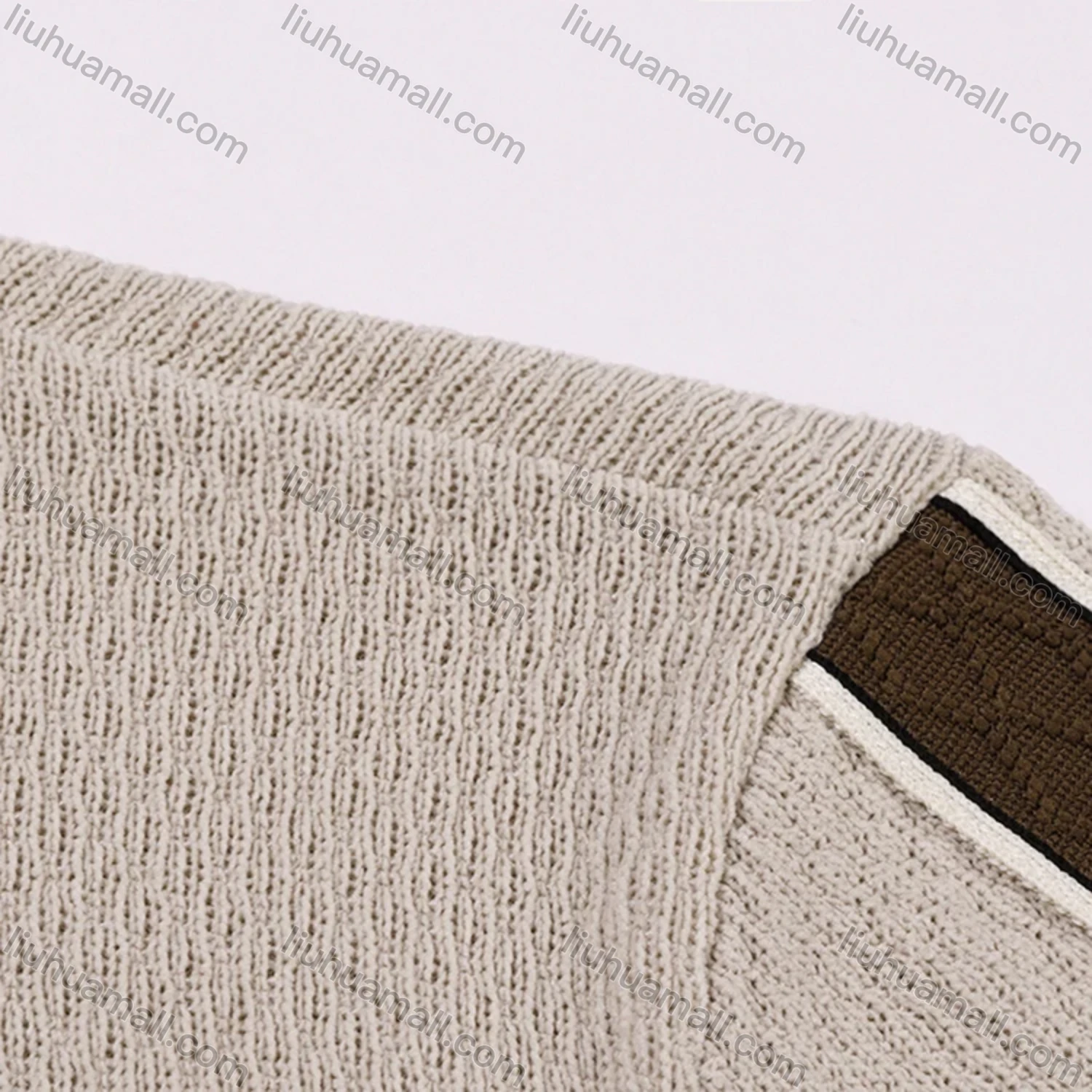 Wholesale Men's Casual Plain Stand Collar Quarter Zip Long Sleeve Henley Shirt D-68# - Liuhuamall