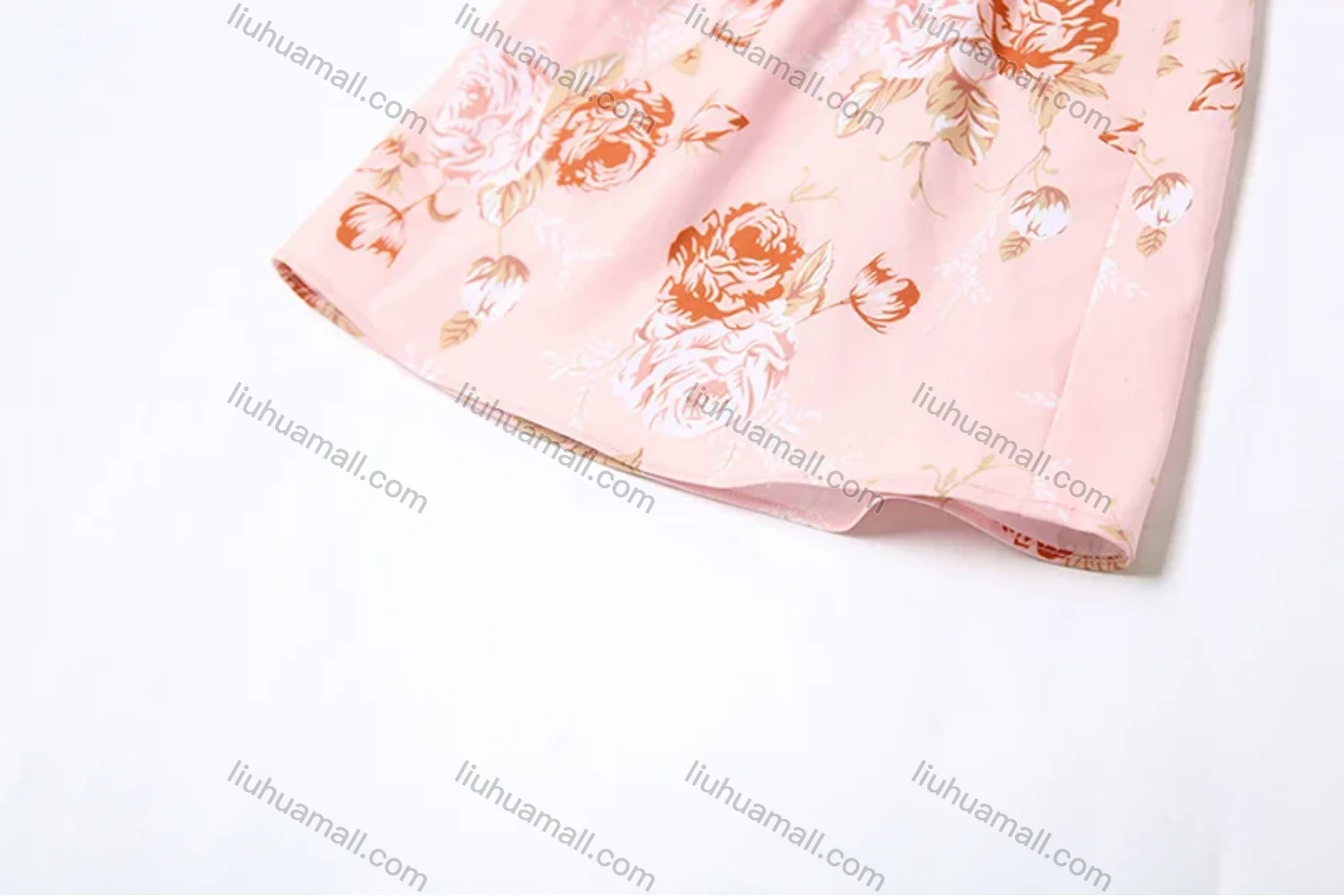 Wholesale Women's Sexy Floral Print Square Neck Low Cut Corset Long Sleeve Ruched Peplum Mini Dress - Liuhuamall