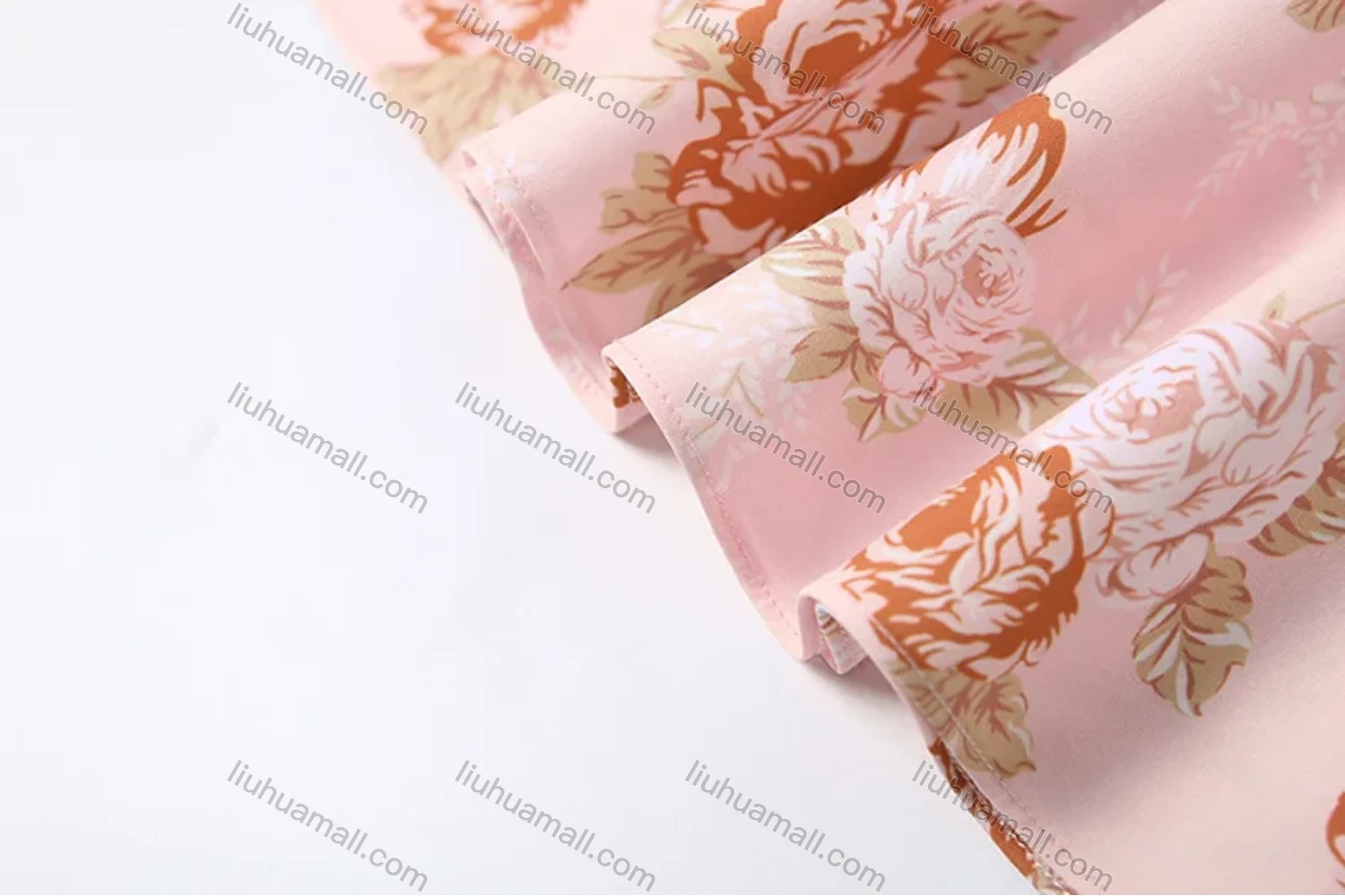 Wholesale Women's Sexy Floral Print Square Neck Low Cut Corset Long Sleeve Ruched Peplum Mini Dress - Liuhuamall