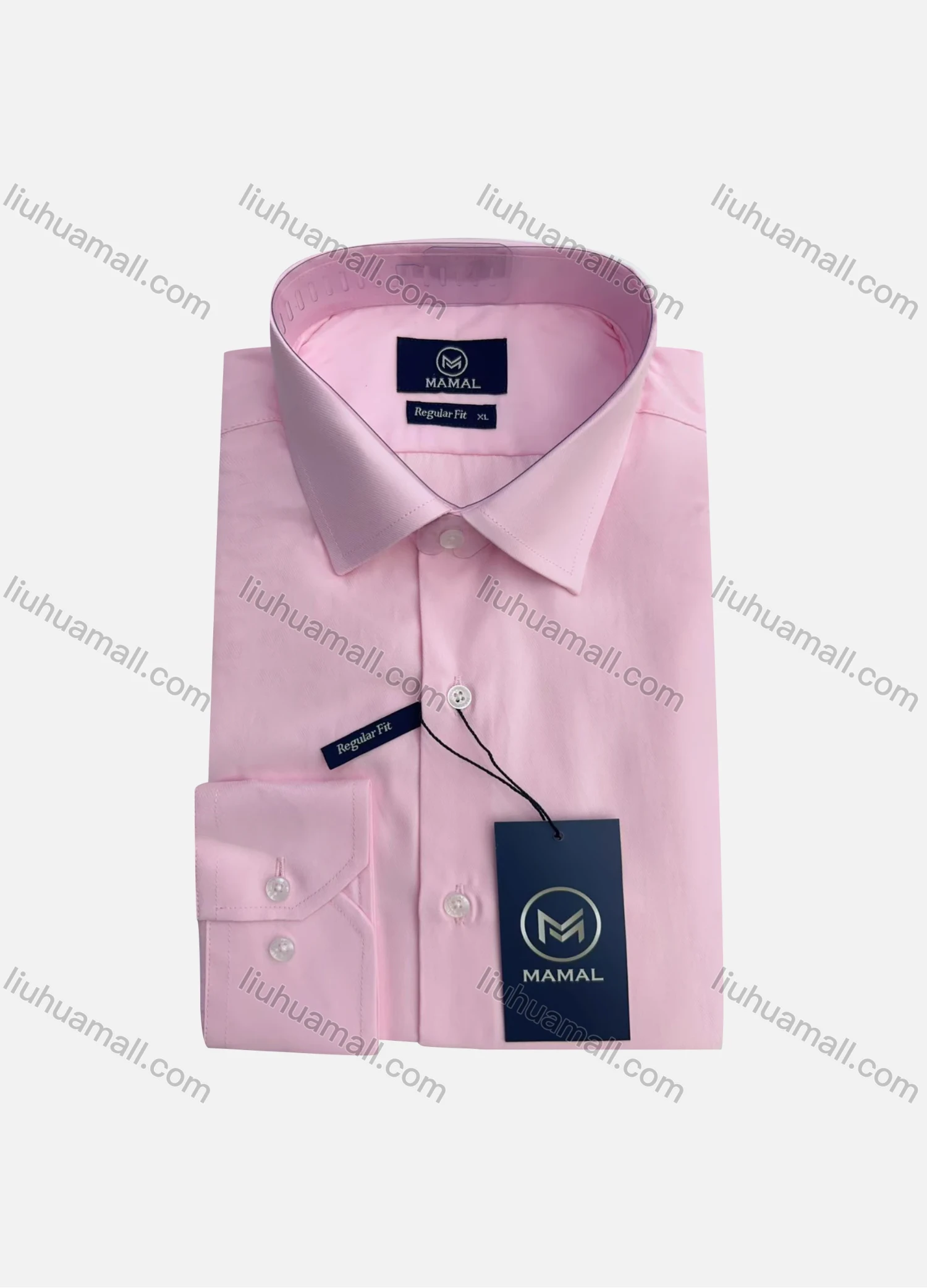 Wholesale Plain Business Wear For Men Classic Pointed Collar Long Sleeved #287 - Liuhuamall