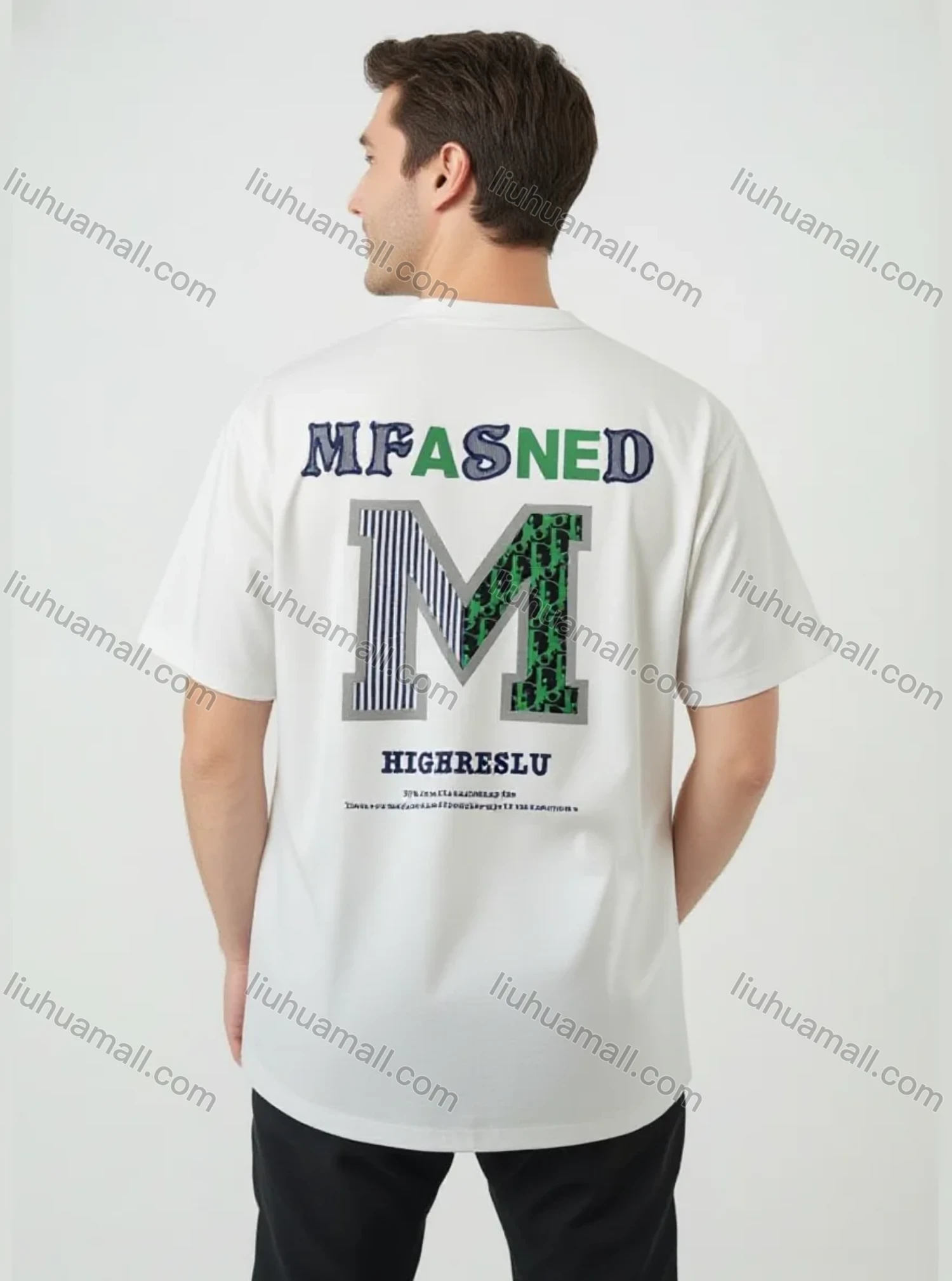 Wholesale Men's Short Sleeve T-shirt - Soft Cotton, Relaxed Fit, Trendy Streetwear, Bulk Order Discounts! - Liuhuamall