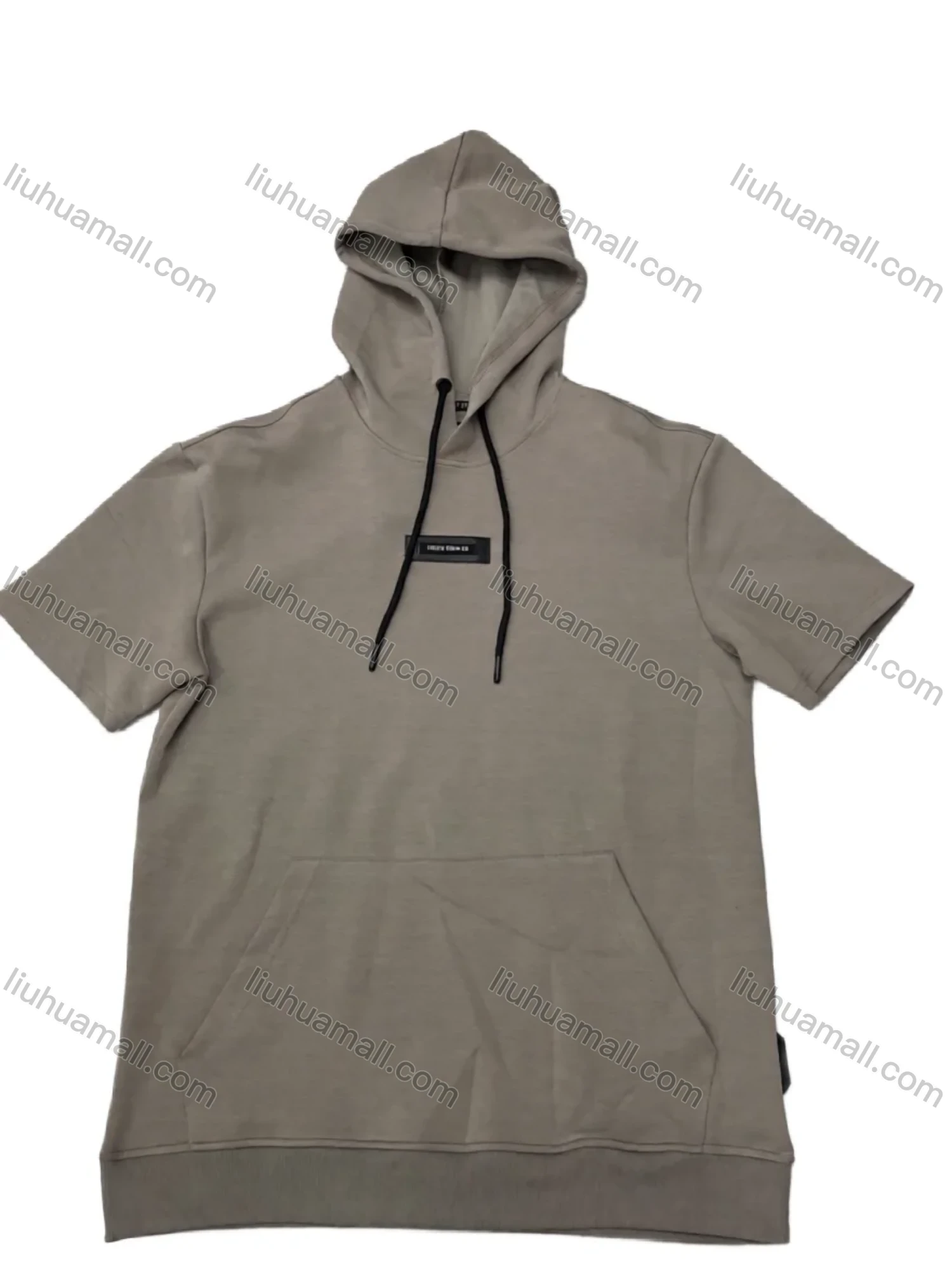 Wholesale Light KhakiHooded Sweatshirt w/ Drw Strp & Pockets! Soft Fabric, Loose Fit for Men's Casual/Bulk Order - Liuhuamall