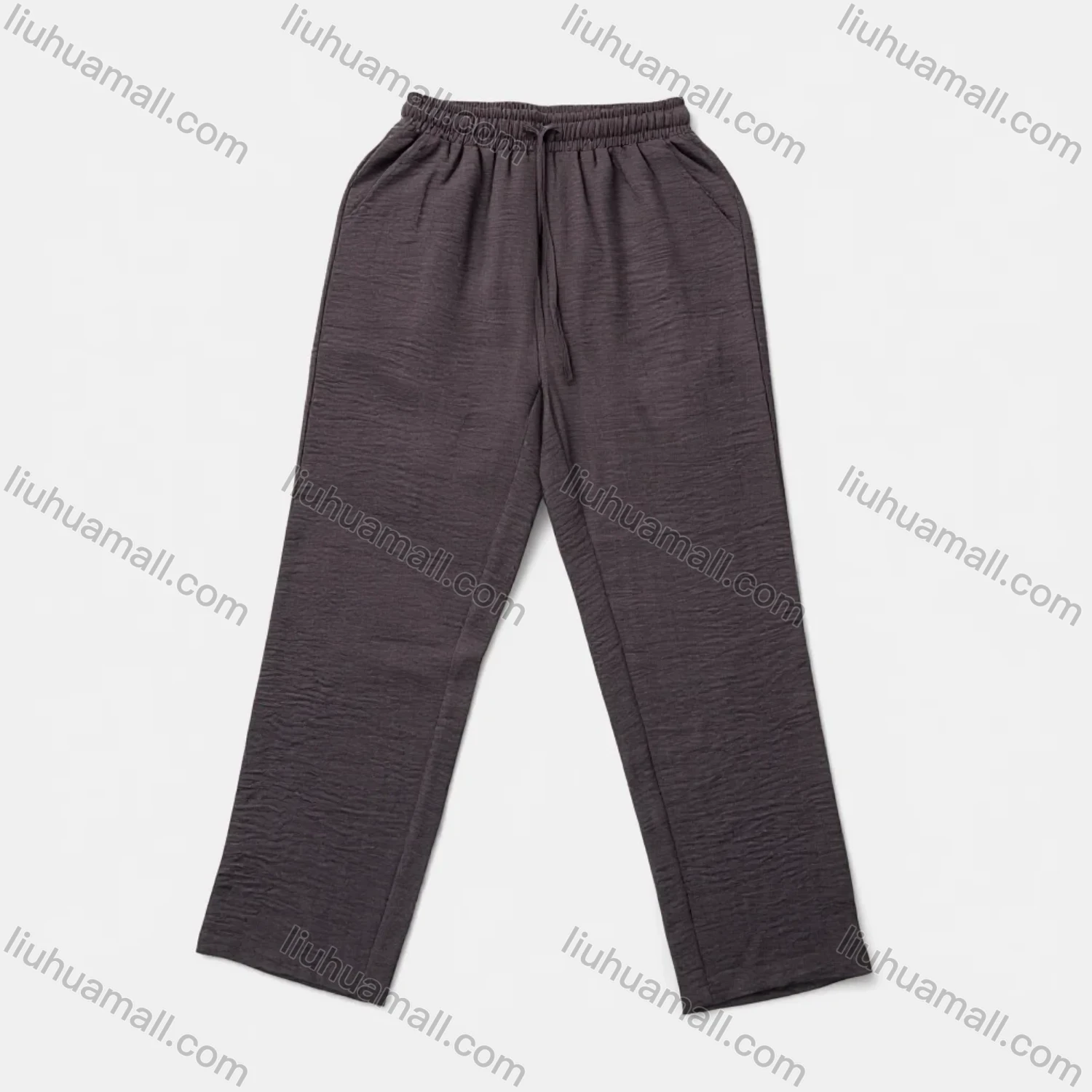 Wholesale Women's Casual Drawstring Wide - Leg Long Pants, Soft Fabric, Minimalist Style, Ideal for Daily & Office Wear - Liuhuamall