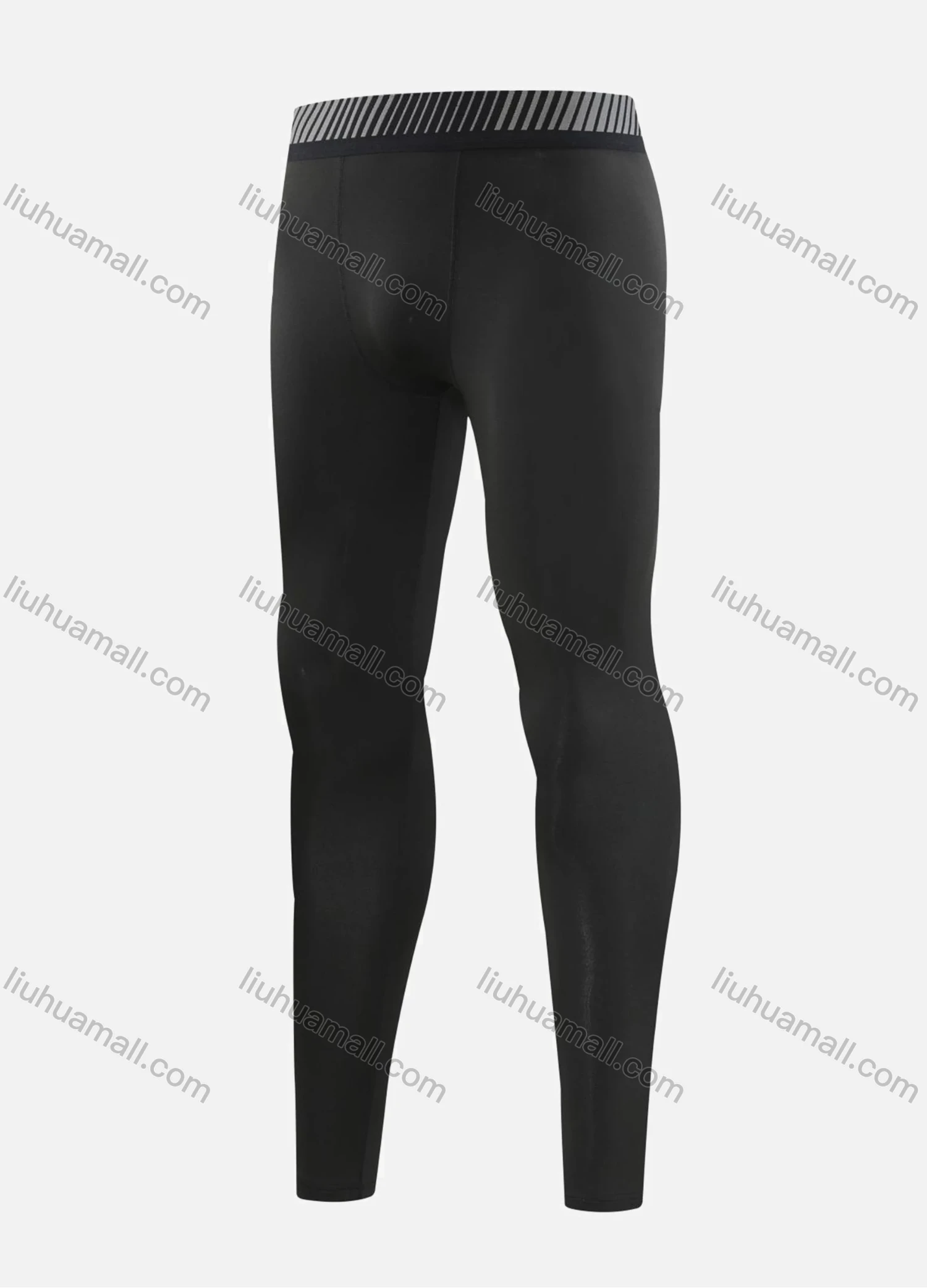 Wholesale Men's Sporty Breathable Elastic Waist Slim Fit Sport Skinny Pants MK23503# - Liuhuamall