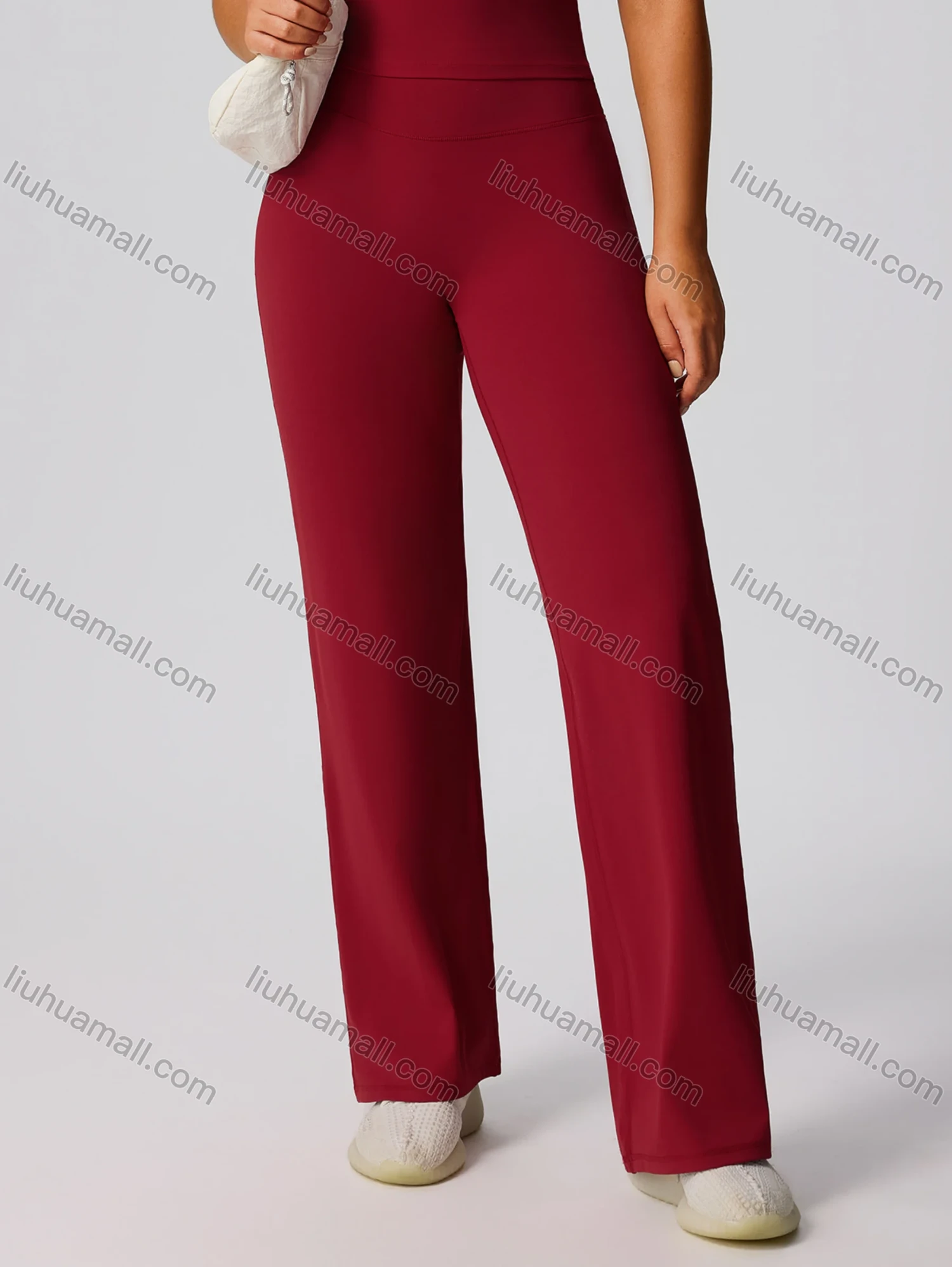 Wholesale Women's Wide-leg Fitness Suit Set Outdoor Running Yoga Slimming 2 Piece Set - Liuhuamall