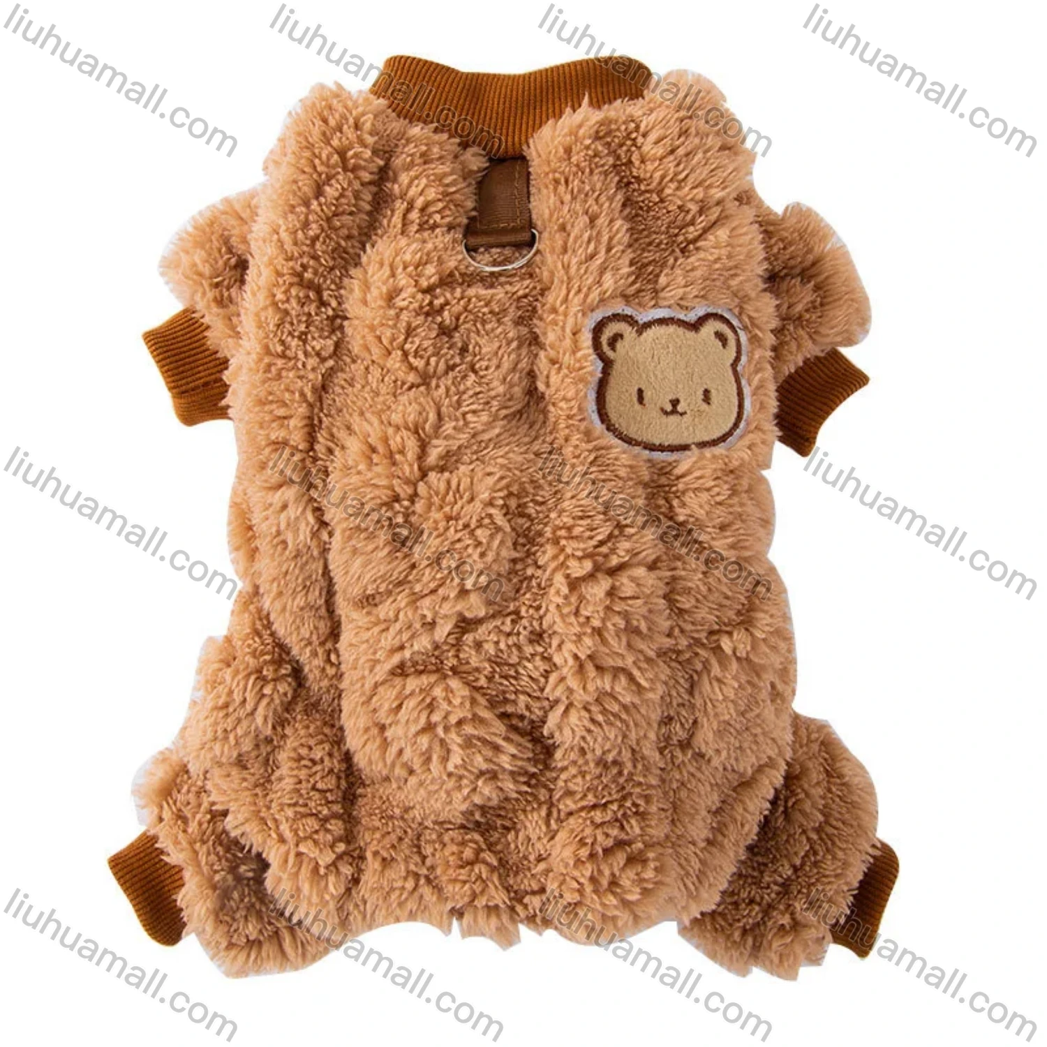 Wholesale Cat Cute Winter Cartoon Bear Four-legged Fleece Coat For Warm Pet Cat Coat - Liuhuamall