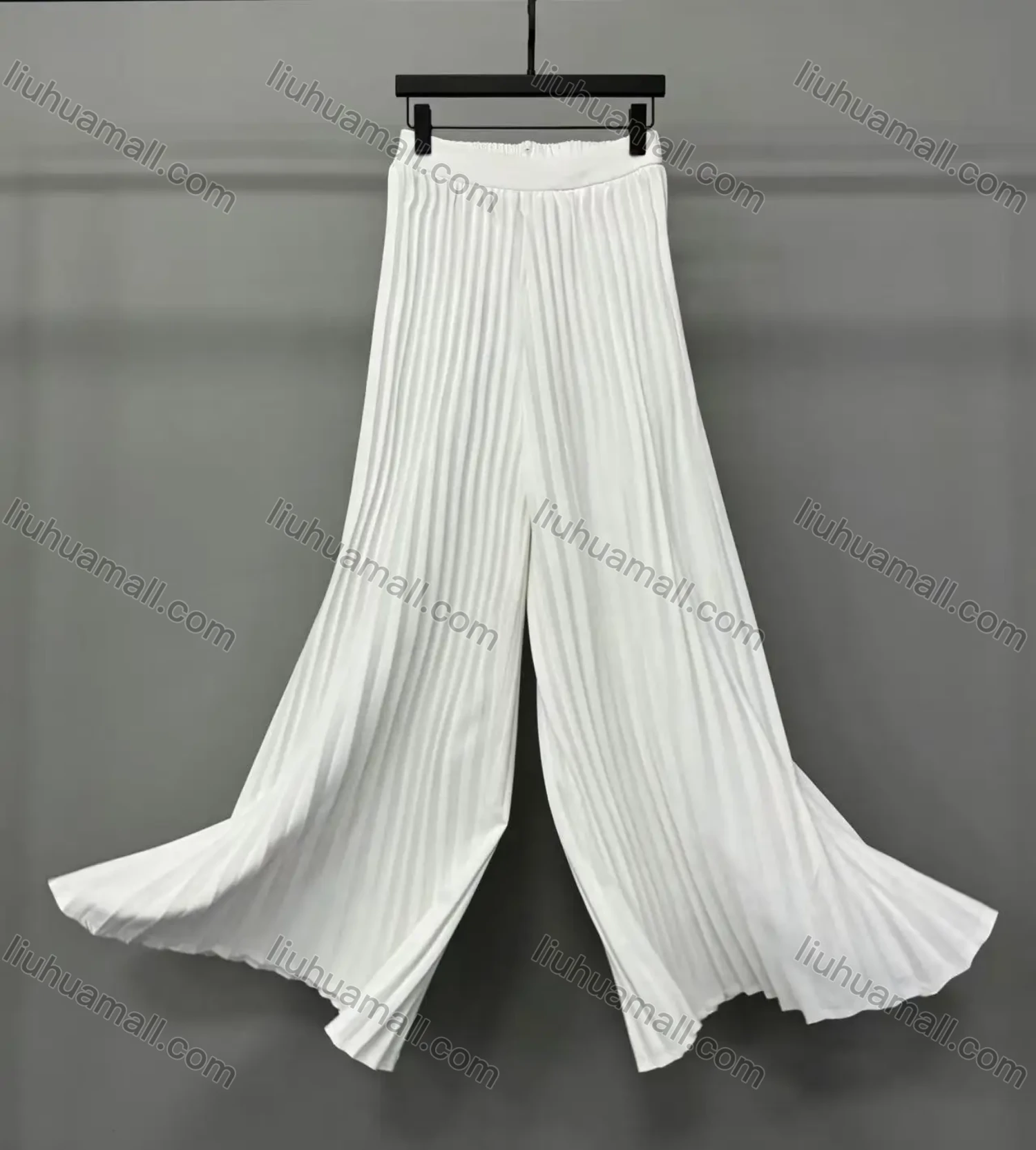 Wholesale Women's Fashion Pleated Wide-Leg Culottes - Liuhuamall
