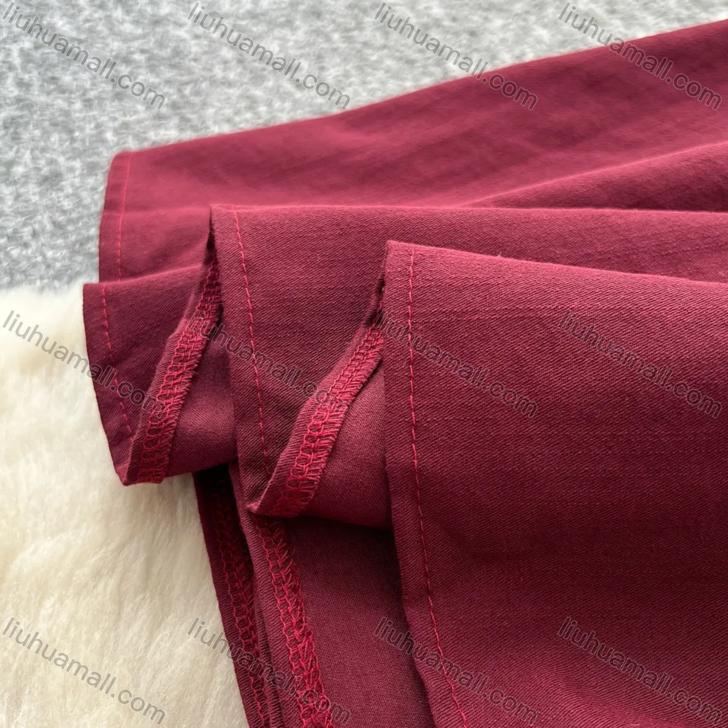Wholesale Women's Casual Sleeveless Lapel Collar Button Front Belted Pleated A-Line Midi Dress #3256 - Liuhuamall