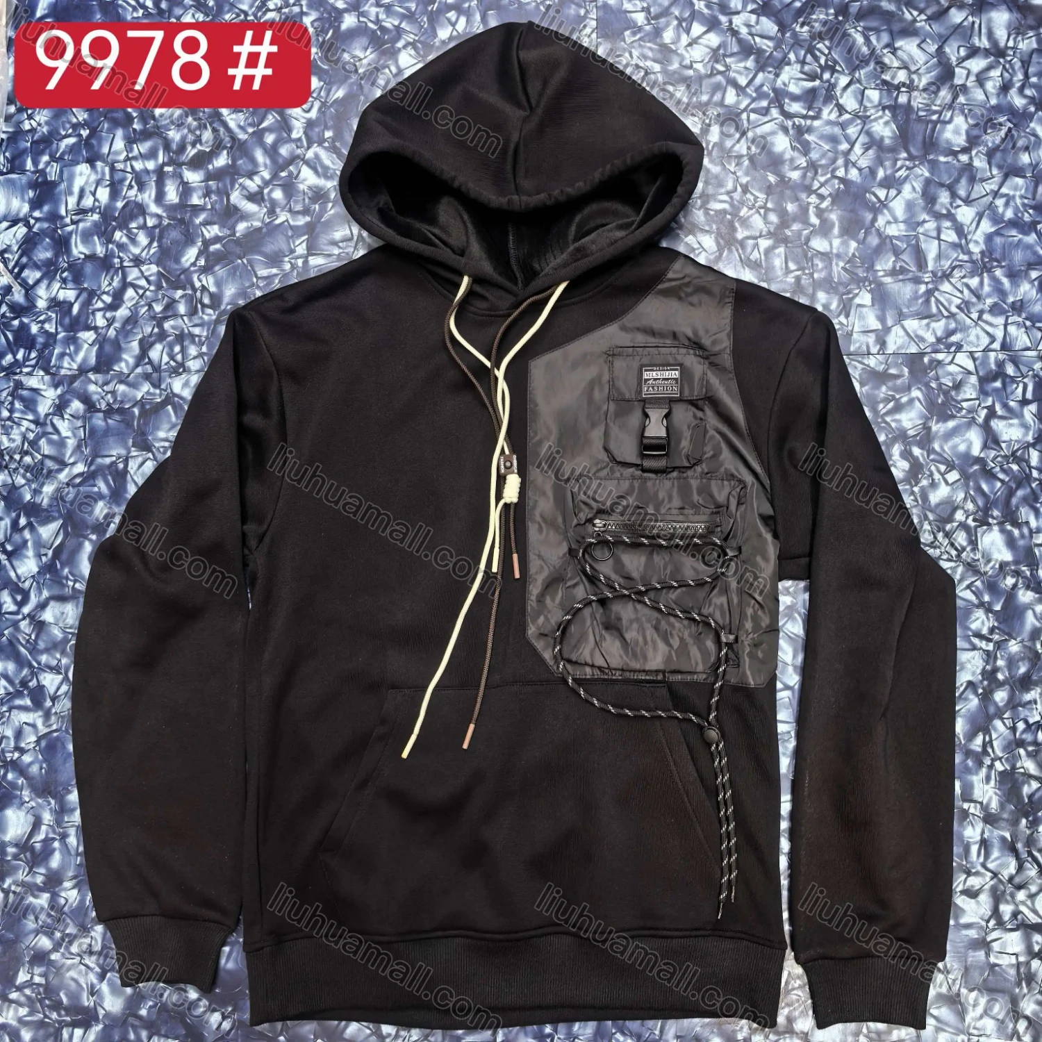 Wholesale Casual Patch Pocket Hooide Casual - Liuhuamall
