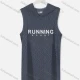 Wholesale Men's Athletic Sleeveless Running Hooded Tank Tops Gray Clothing Wholesale Market Liuhua