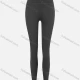 Wholesale Women's Sporty Plain High Waist Striped Sheer Mesh Elastic Leggings Black Clothing Wholesale Market Liuhua