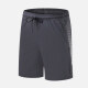 Men's Performance Workout Athletic Drawstring Shorts With Zip Pockets A061# Dark Gray Clothing Wholesale Market -LIUHUA