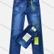 Wholesale Men's Casual Distressed Zipper Pockets Labelled Decor Plain Jean 1# Clothing Wholesale Market Liuhua