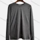 Wholesale Men's Round Neck Long Sleeve Plain Running Workout Pullover Sweatshirt T206# Black Clothing Wholesale Market Liuhua