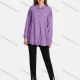 Wholesale Woman's Casual Shirt Collar Long Sleeve Floral Eyelet Embroidered Button Front Plain Tunic 30 Clothing Wholesale Market Liuhua