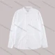 Wholesale Men's 100% Cotton Striped Print Casual Long Sleeve Button Down Shirt White Clothing Wholesale Market Liuhua