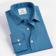 Men's Formal Stand Collar Long Sleeve Button Down Allover Print Shirt Cerulean Clothing Wholesale Market -LIUHUA