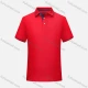 Wholesale Unisex 220g Silk Cotton Basics Casual Plain Short Sleeve Polo Shirt 18781LS# Red Clothing Wholesale Market Liuhua