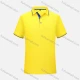 Wholesale Unisex 220g Silk Cotton Basics Casual Plain Short Sleeve Polo Shirt 18781LS# Yellow Clothing Wholesale Market Liuhua