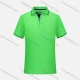 Wholesale Unisex 220g Silk Cotton Basics Casual Plain Short Sleeve Polo Shirt 18781LS# Green Clothing Wholesale Market Liuhua