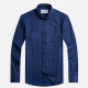 Men's Formal Collared Allover Print Long Sleeve Button Down Shirts Dark Blue Clothing Wholesale Market -LIUHUA