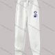 Wholesale Women's Sporty Breathable Letter Print Dual Pocket Drawstring Sweatpant White Clothing Wholesale Market Liuhua
