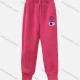 Wholesale Women's Sporty Breathable Letter Print Dual Pocket Drawstring Sweatpant Pink Clothing Wholesale Market Liuhua