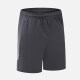 Men's Performance Workout Graphic Athletic Shorts With Zip Pockets A221# Dark Gray Clothing Wholesale Market -LIUHUA