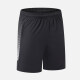Men's Performance Workout Graphic Athletic Shorts With Zip Pockets A221# Black Clothing Wholesale Market -LIUHUA