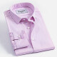 Men's Formal Collared Long Sleeve Button Down Plain Shirt Pink Clothing Wholesale Market -LIUHUA