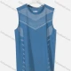 Wholesale Men's Athletic Workout Breathable Running Tank Tops Blue Clothing Wholesale Market Liuhua