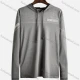 Wholesale Men's Workout Letter Long Sleeve Hoodie Sport Drawstring Light Pullover Hoodie 2085# Light Gray Clothing Wholesale Market Liuhua