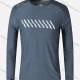 Wholesale Men's Round Neck Long Sleeve Reflective Stripes Running Workout Pullover Sweatshirt T205# Dark Gray Clothing Wholesale Market Liuhua