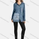 Wholesale Women's Casual Hooded Button Front Long Sleeve Pocket Letter&Abstract Print Plain Tunic 8 Clothing Wholesale Market Liuhua