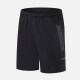 Men's Performance Workout Reflective Stripes Athletic Shorts With Zip Pockets A031# Black Clothing Wholesale Market -LIUHUA