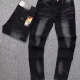 Wholesale Men's Casual Button Zipper Pockets Labelled Jean 2006# Clothing Wholesale Market Liuhua